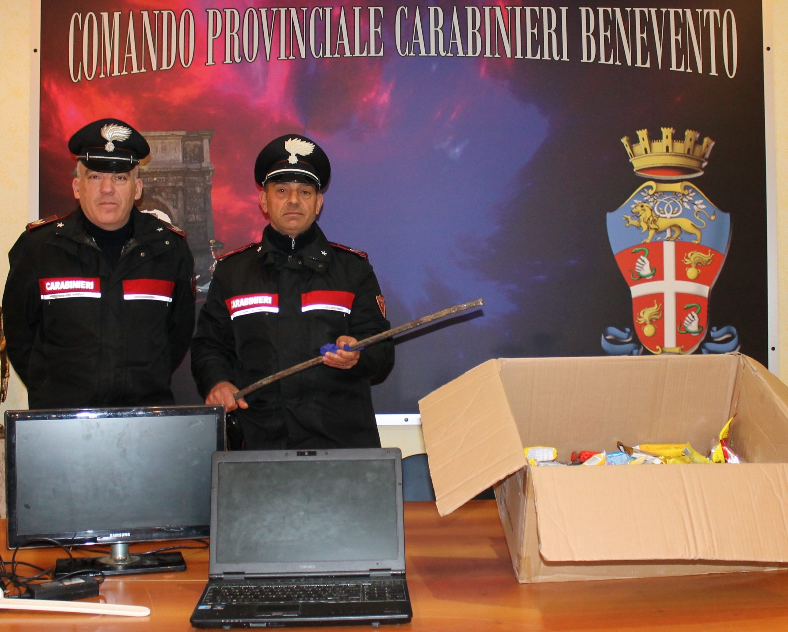 Benevento| Ladri tentano furto nella piscina comunale, arrestati in flagranza di reato