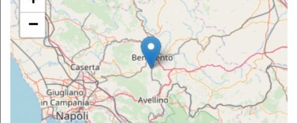 Lieve scossa di terremoto: 2.6 con epicentro San Leucio del Sannio