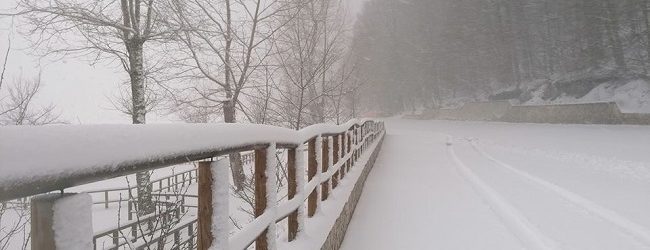 Neve in quota in Irpinia e nel Sannio.  Domani previste ulteriori precipitazioni