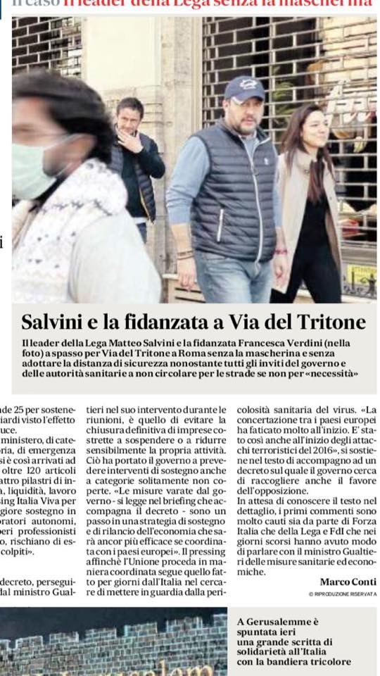 Foto di Salvini a passeggio per Roma, Mastella: “Se vera è un episodio  vergognoso”