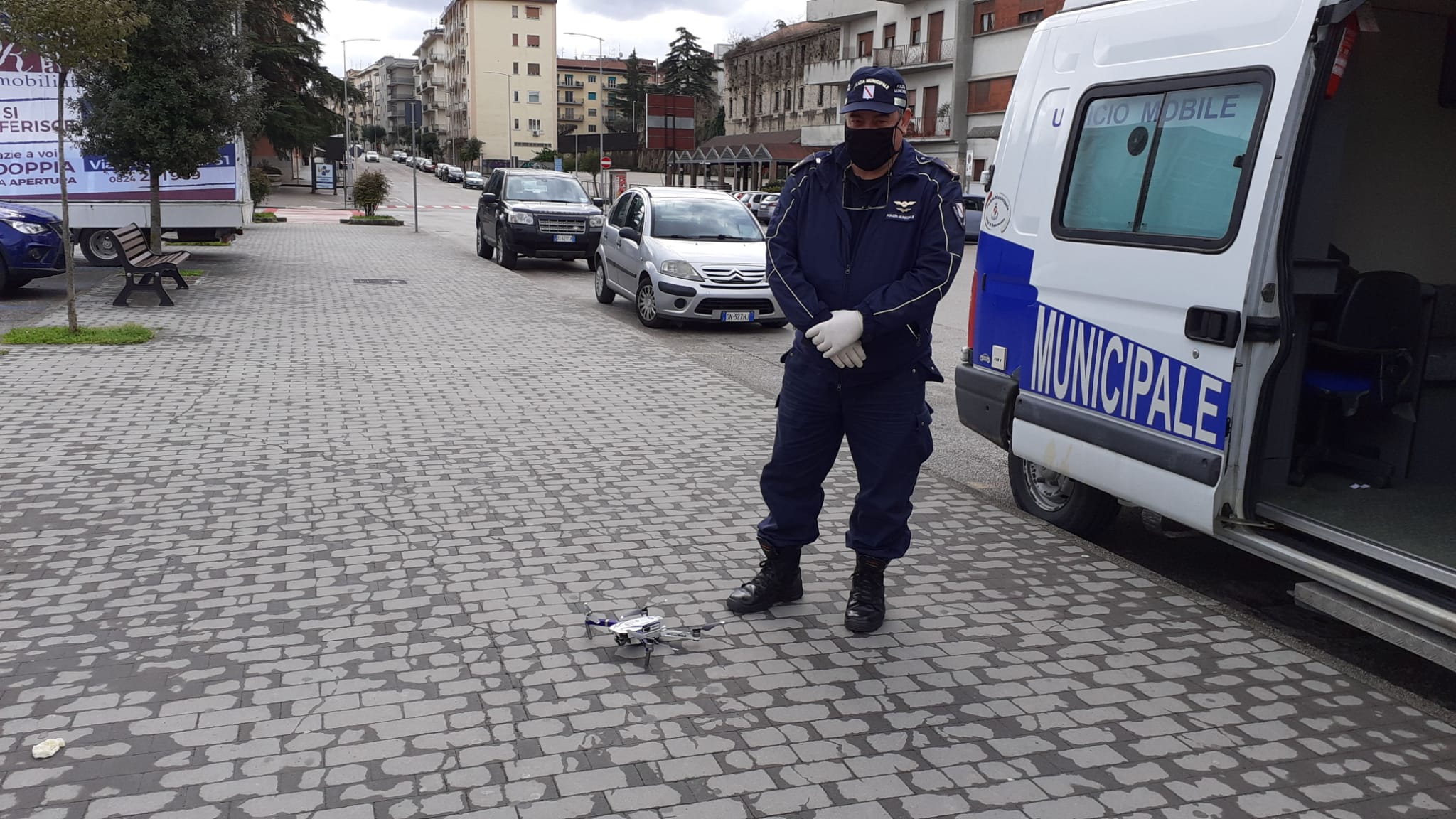 Benevento| Un drone per la Municipale