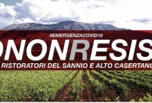 Covid-19, #IONONRESISTO: i ristoratori sanniti lanciano l’allarme