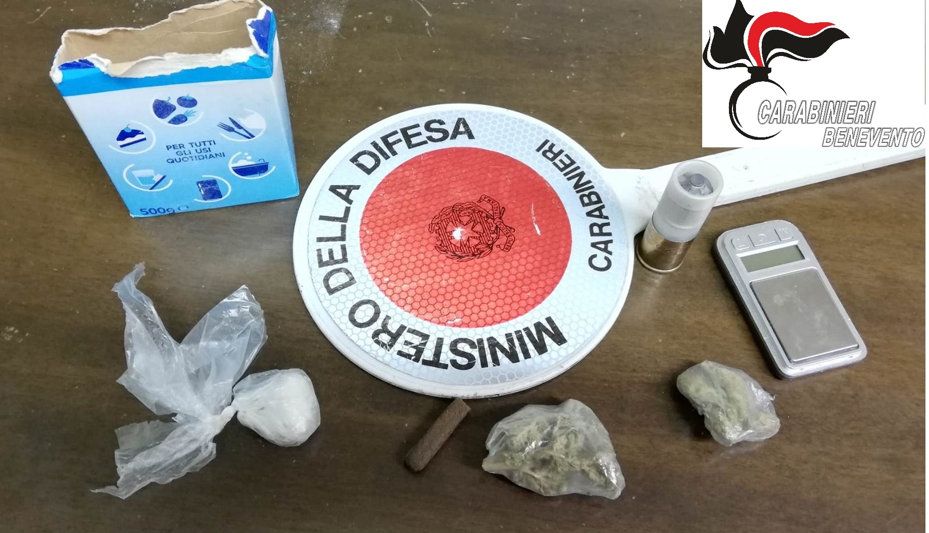 Benevento| Cocaina, hashsh e marijuana in casa: arrestato 20enne