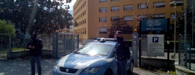 Covid-19, sei i decessi nel Sannio. Polizia presidia la Maugeri