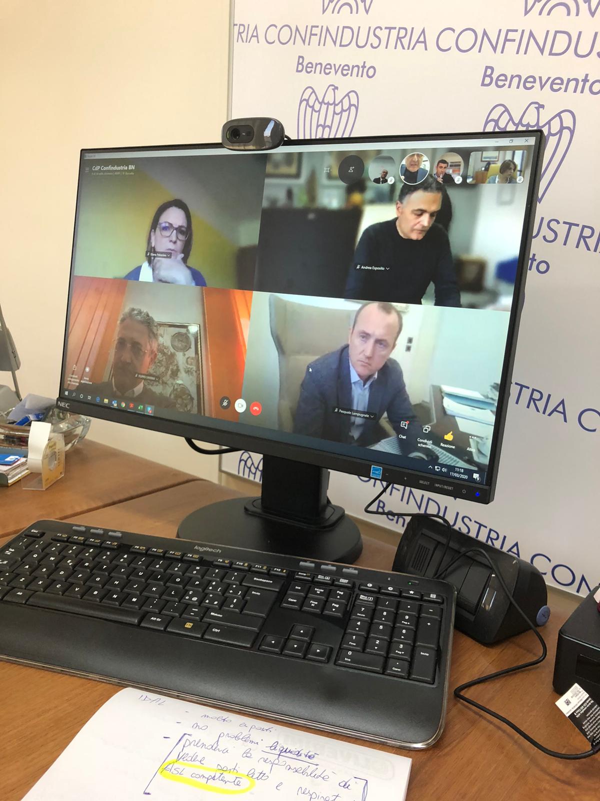 Benevento| Industriali, iniziative anticovid e Mataluni converte linea in mascherine