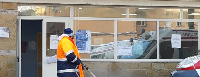Benevento| Covid-19, prosegue disinfestazione in citta’.Ripulita zona ospedaliera San Pio