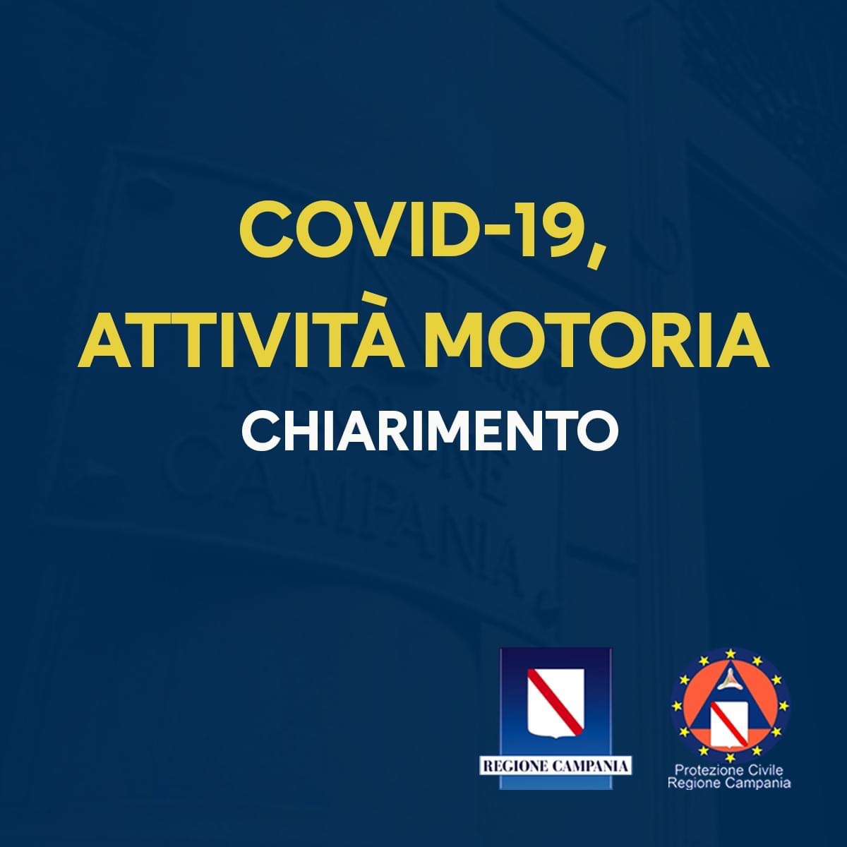 Covid-19, la Regione chiarisce: “E’ consentito passeggiare, vietato fare jogging”