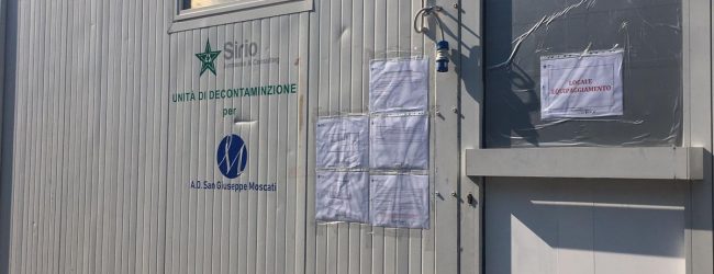 Avellino| Covid-19, al Moscati un container per la vestizione degli operatori del 118 e una tac per la Palazzina Alpi