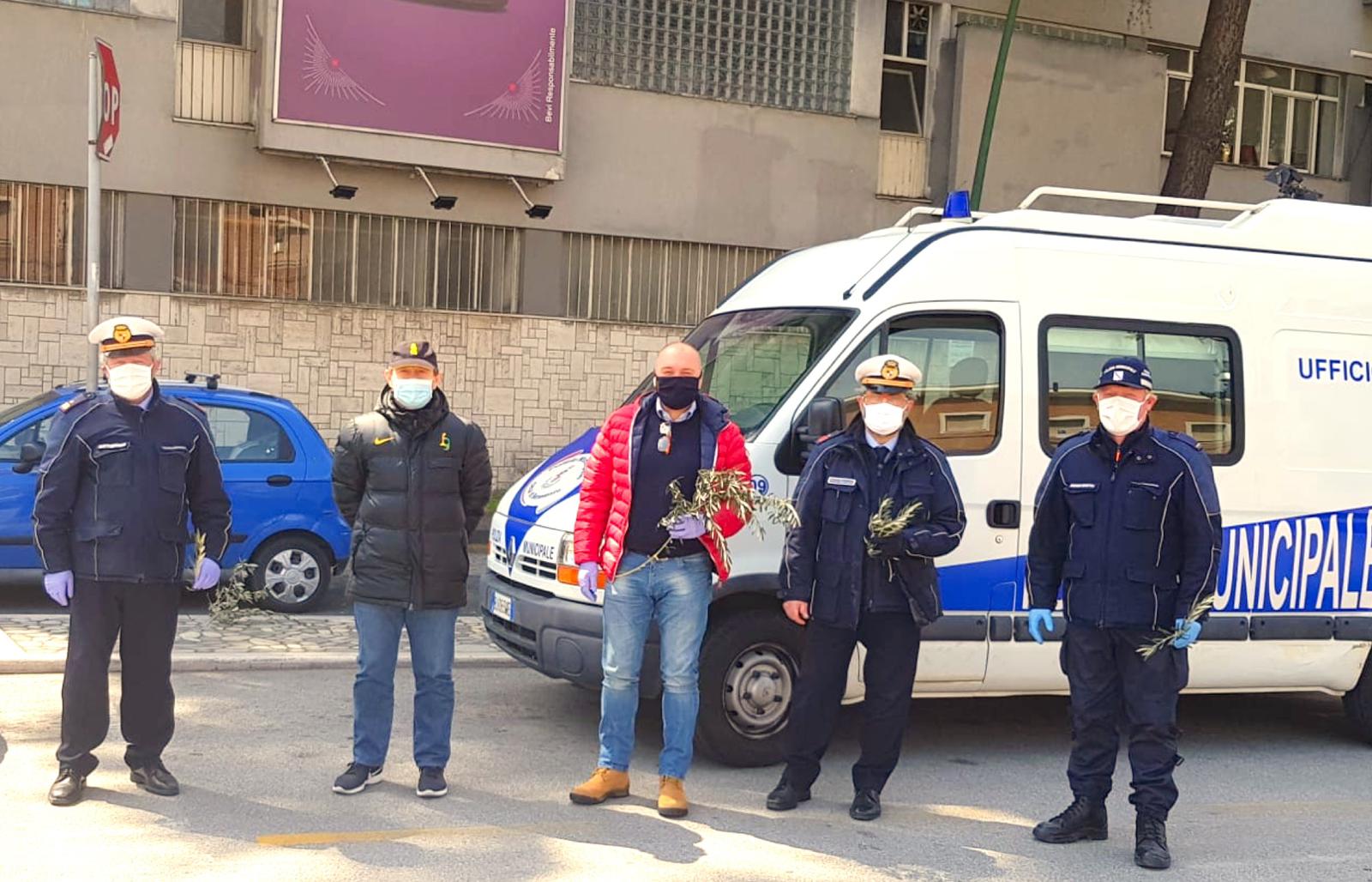 Benevento| Municipale tra consegna mascherine e controlli su strada