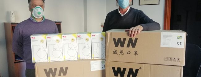 Mascherine Ffp2 consegnate all’ordine dei medici chirurghi e odontoiatri di Benevento