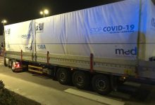 Coronavirus: in Campania ecco i tir per ospedale da 120 posti letti terapia intensiva