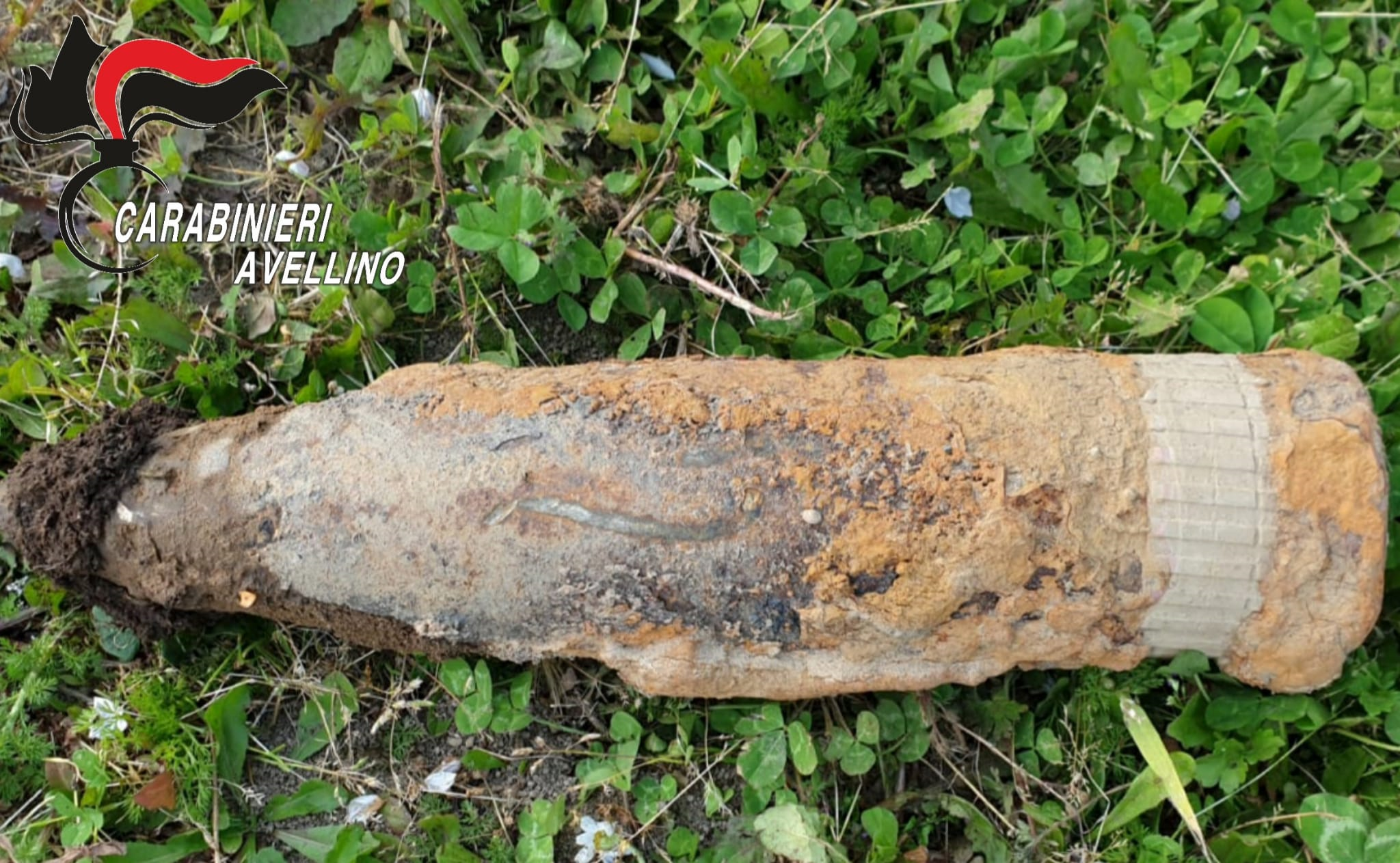 Montella| Due bombe da mortaio trovate in un ruscello, area delimitata e messa in sicurezza