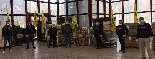 Covid-19, Coldiretti dona 11 tonnellate di cibo al Banco Alimentare di Napoli