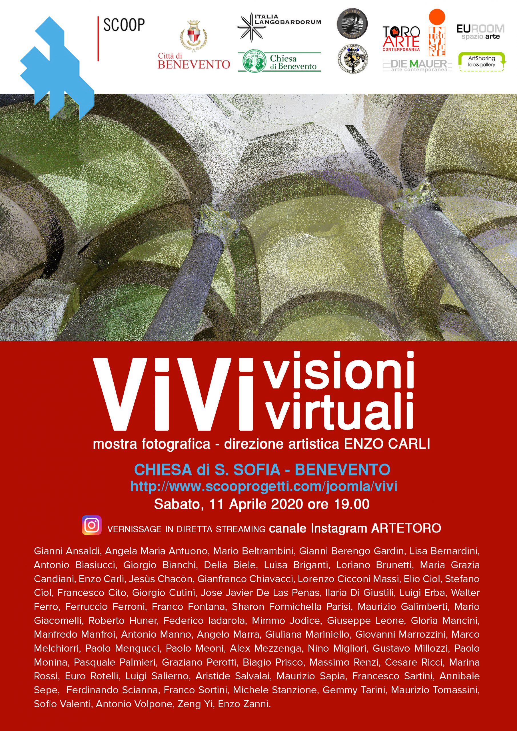 Benevento| Visioni Virtuali, da sabato la Chiesa di Santa Sofia ospiterà una mostra fotografica collettiva online