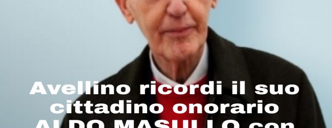 Gambardella (Più Europa) a Festa: Avellino ricordi Masullo intitolandogli una strada
