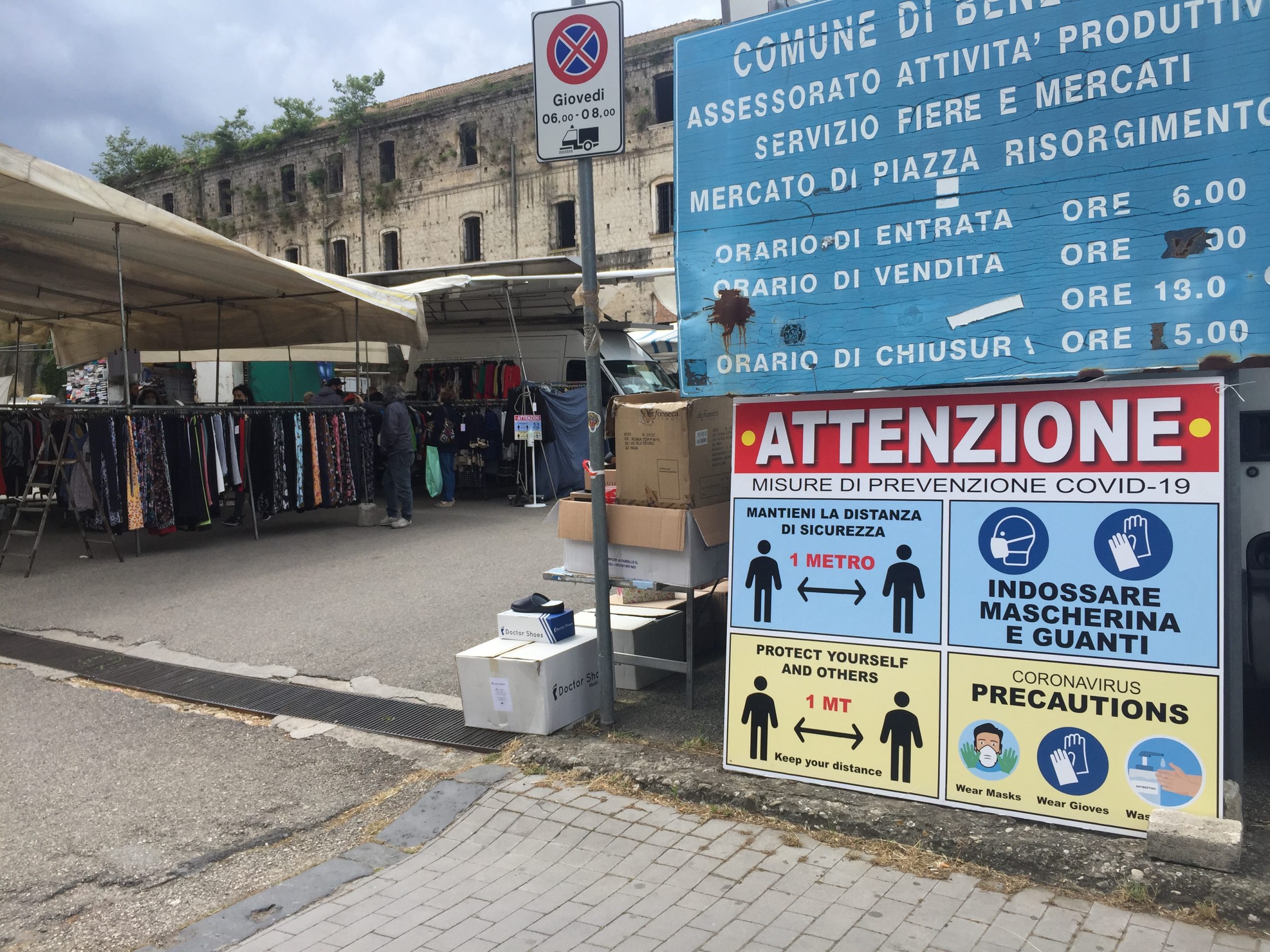 Benevento| Riparte il mercato rionale…”male la prima”