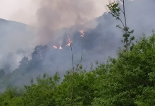 Montoro| Incendio nel Vallone Sant’Andrea, in azione un elicottero e un canadair