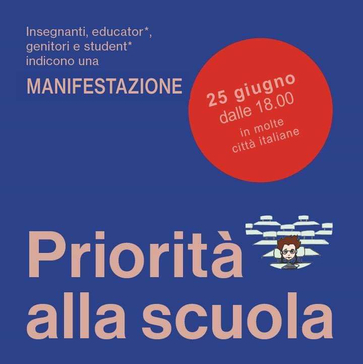 Benevento| “Priorita’ alla scuola”, mobilitazione anche a Benevento