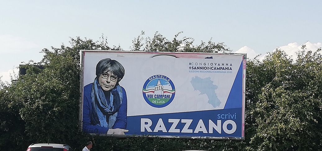 Benevento| Giovanna Razzano e i manifesti…d’anticipo