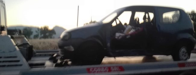 Benevento| Scontro sulla Fortorina, un ferito