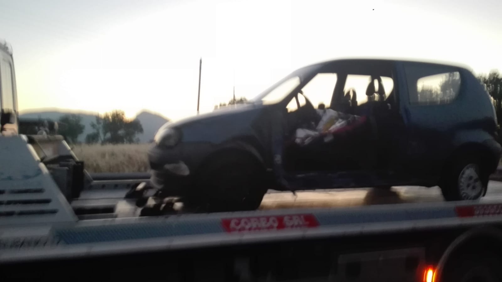 Benevento| Scontro sulla Fortorina, un ferito