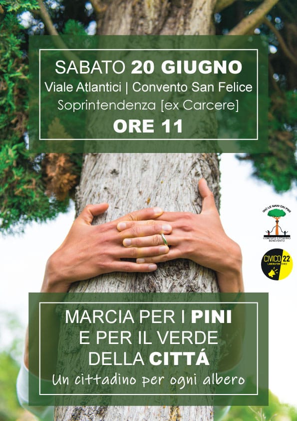 Benevento| Pini, una marcia per la difesa del verde in citta’
