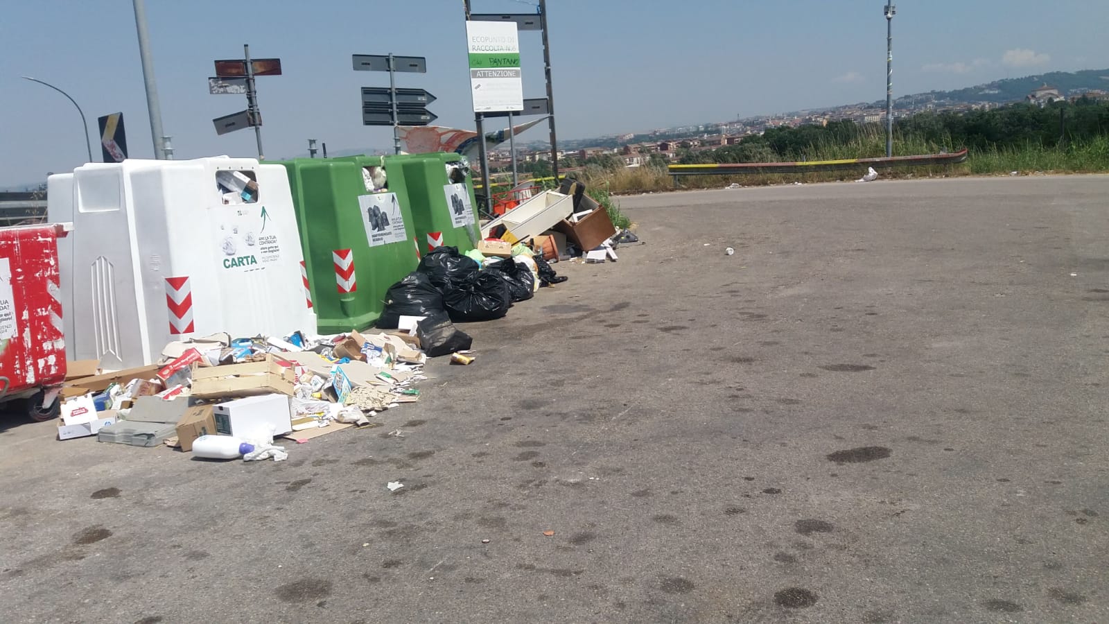 Benevento| Asia: nuovo punto di raccolta dei rifiuti a servizio delle contrade Pantano e San Vitale