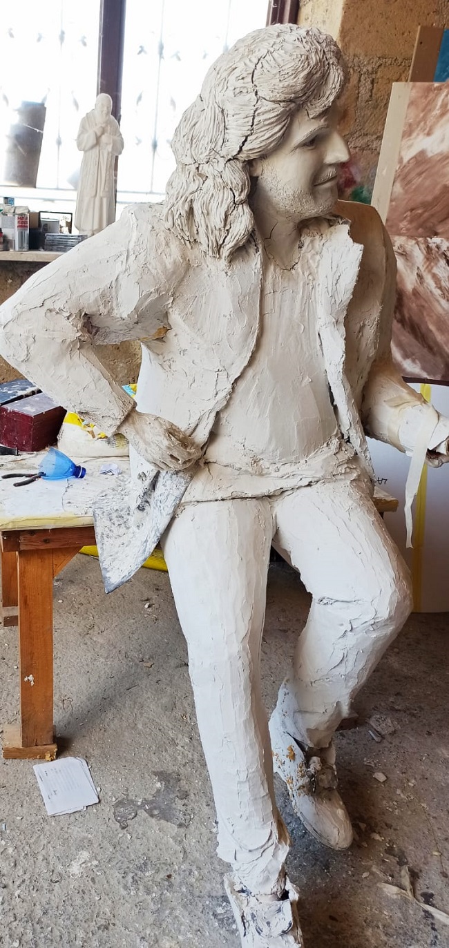 Una statua di Pino Daniele: il progetto di un artista di Limatola