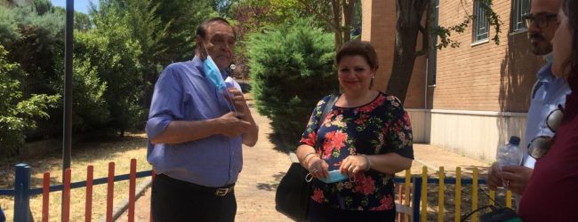 Mastella e Del Prete in visita al centro estivo”Mario Zerella”