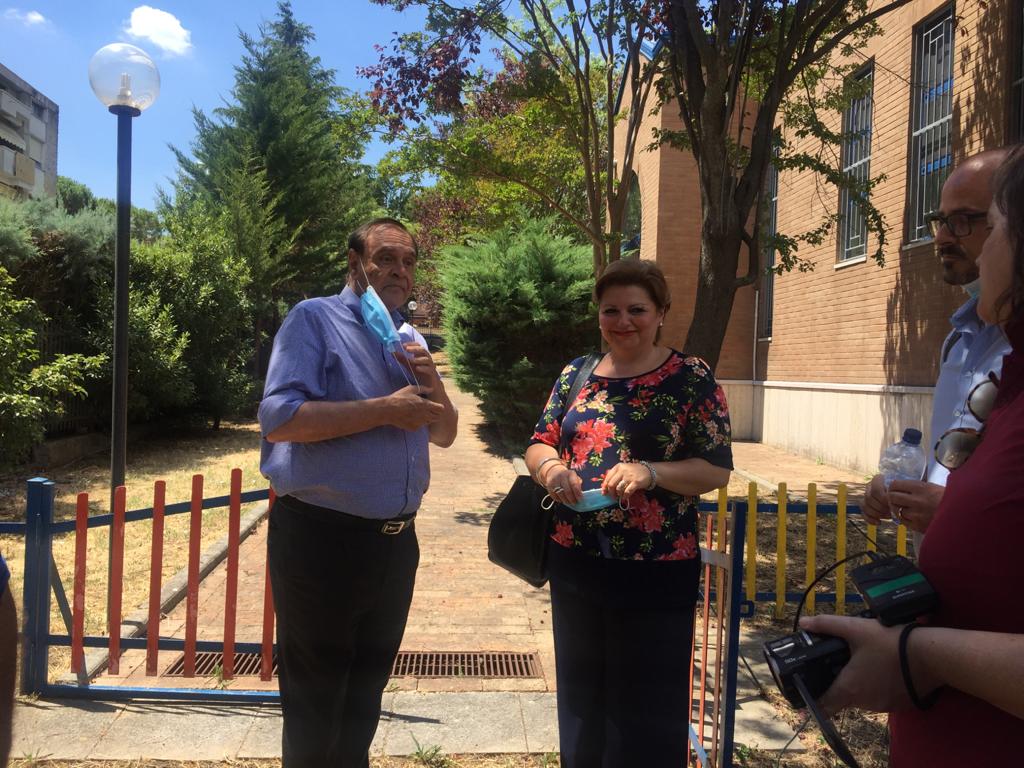 Mastella e Del Prete in visita al centro estivo”Mario Zerella”