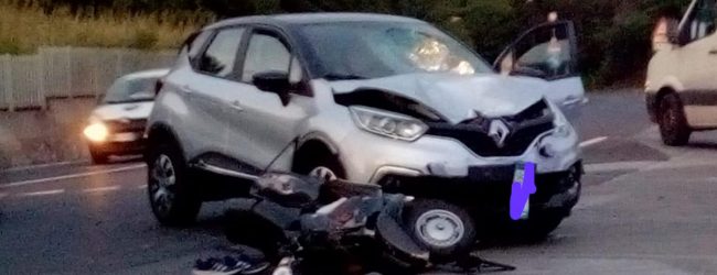 Tufara Valle| Scontro  auto-moto lungo l’Appia, 39enne trasportato al San Pio  [IN AGGIORNAMENTO]