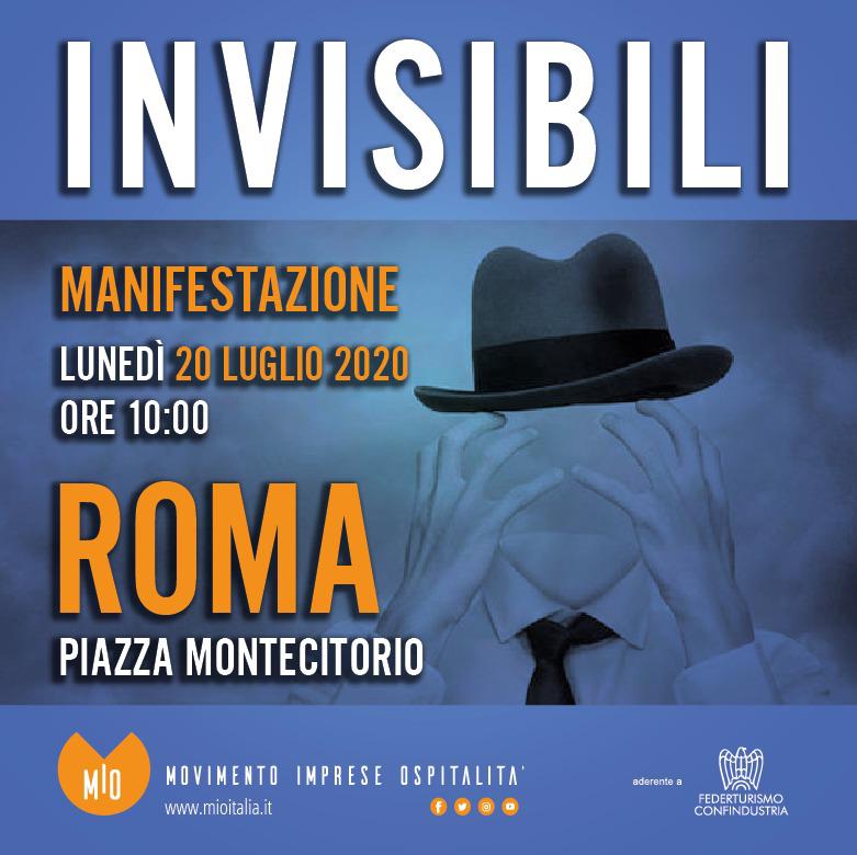 “Siamo invisibili”, il settore “Ho.Re.Ca” torna in piazza: lunedi manifestazione a Roma