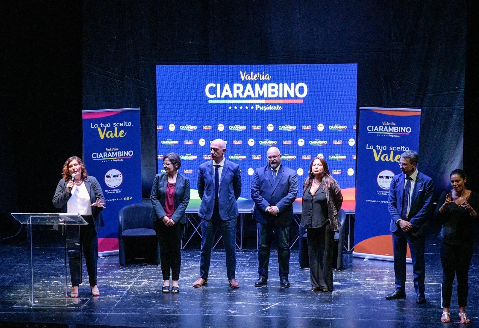 Avellino| Regionali, Ciarambino presenta i candidati irpini con Sibilia e i deputati del M5S