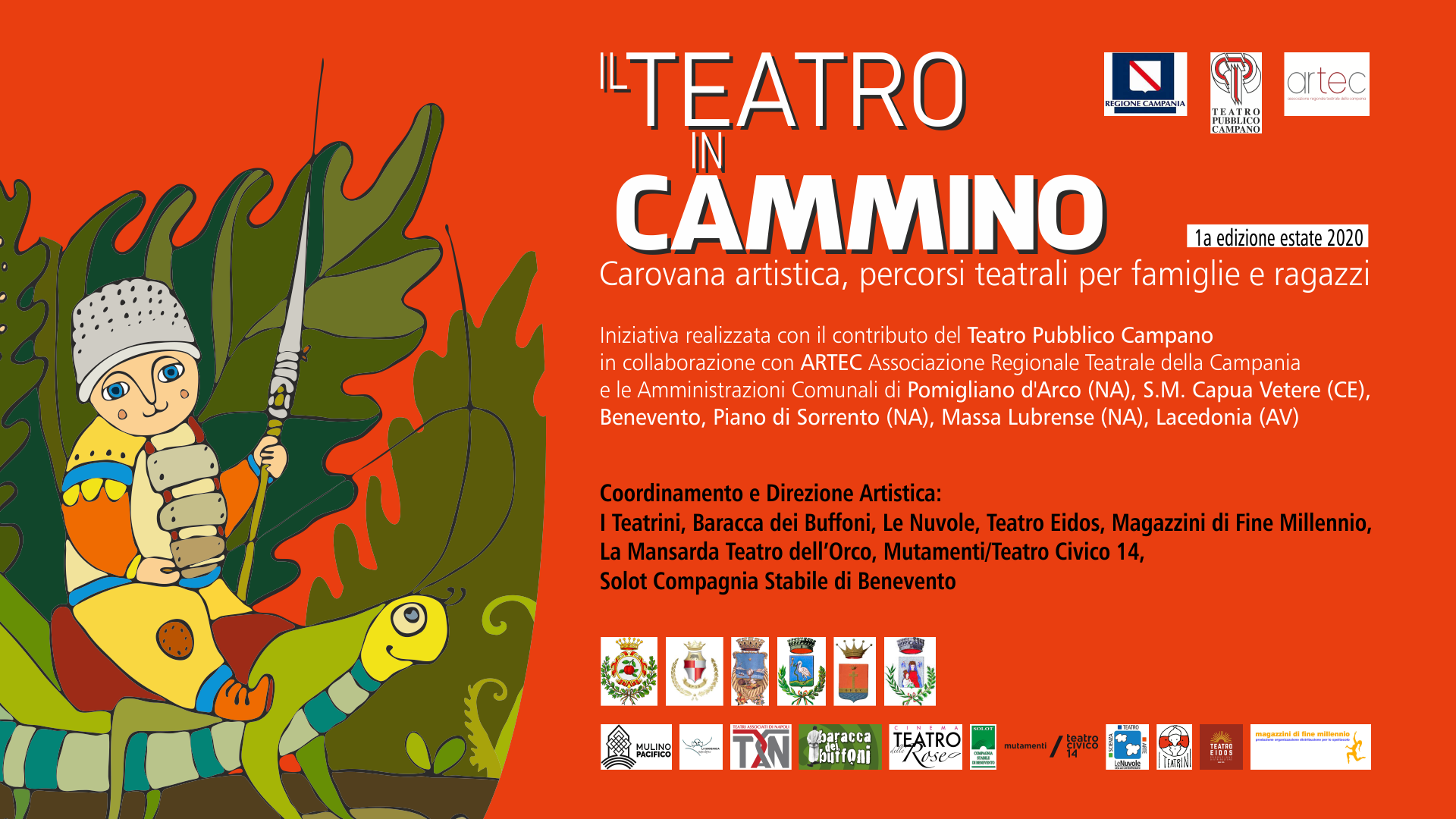 “Teatro in Cammino”, tappa a Benevento nel giardino del Mulino Pacifico