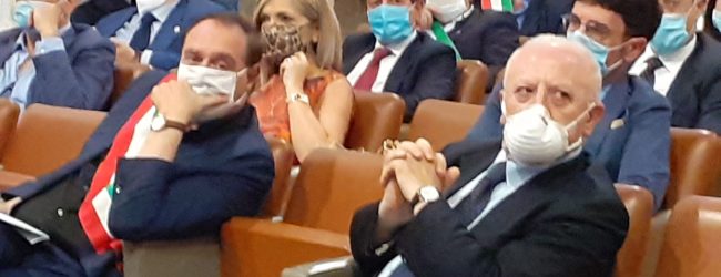 De Luca a Sant’Agostino: lavoro per abbattere la camorra