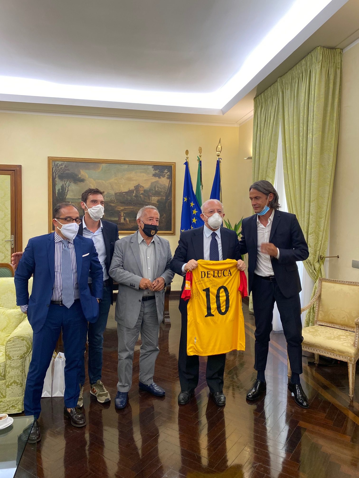 Napoli| Benevento Calcio: Vigorito,Inzaghi e Renzulli incontrano De Luca e Mortaruolo