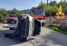 Montemarano| Si ribalta con il furgoncino, ferito 64enne di Castelfranci