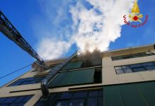 Solofra| Incendio in una conceria, nessun ferito/FOTO