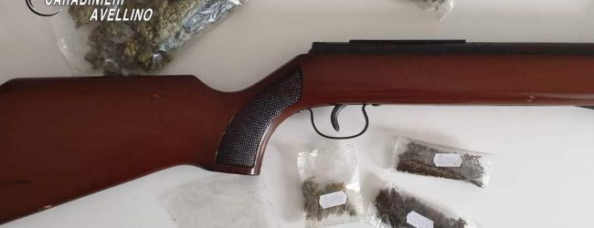 Montoro| Nascondeva in casa una carabina e 60 grammi di marijuana, 40enne denunciato