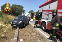 Conza della Campania| Auto sbanda e finisce fuori strada sulla ss 7, 56enne ferita ricoverata al “Moscati”