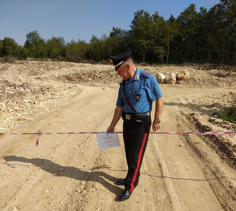 Cerreto Sannita| Tre persone sorprese mentre estraevano pietra calcarea senza autorizzazione, denunciati