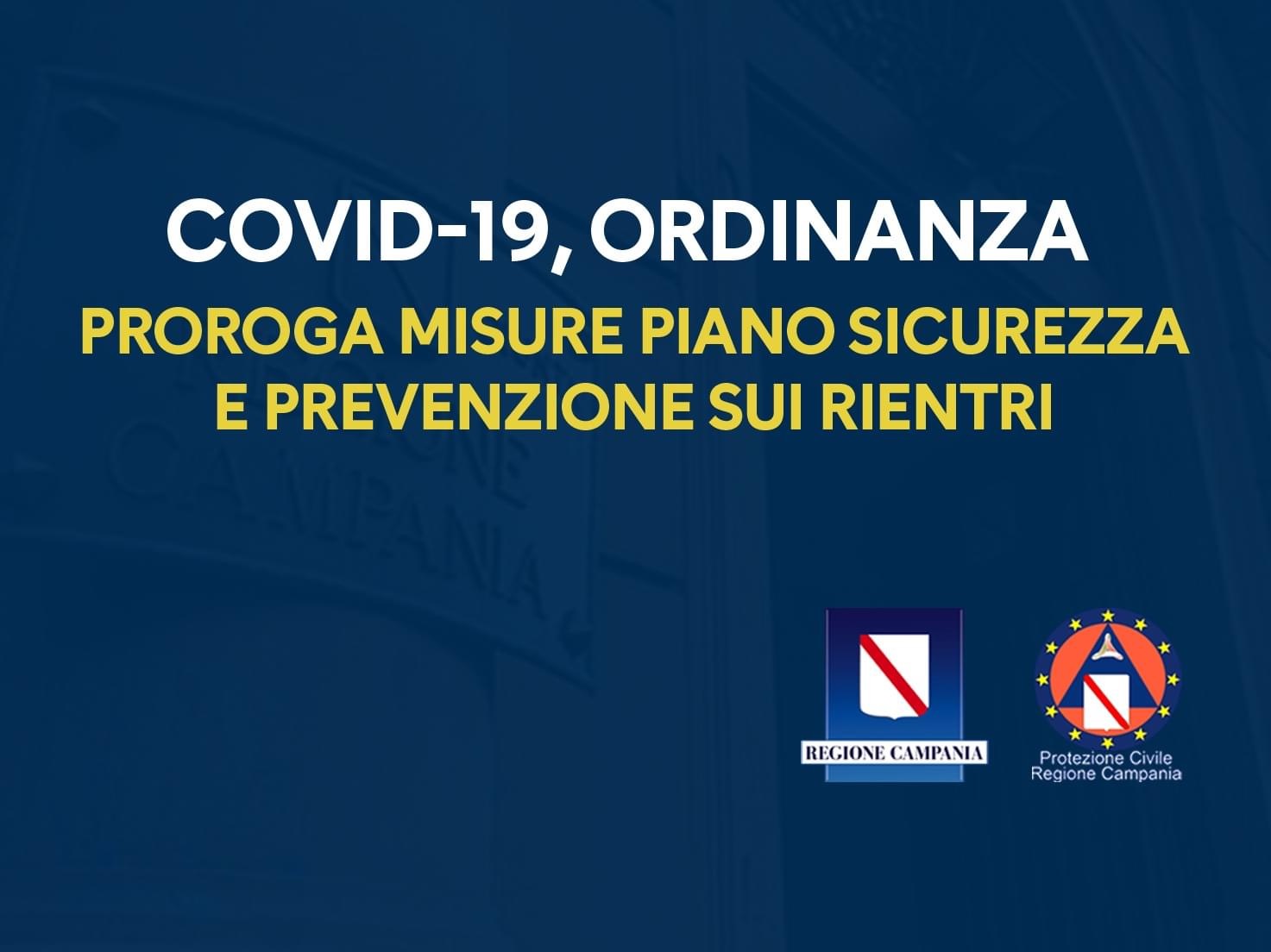 Covid-19, prorogate fino al 10 settembre  le misure sui rientri in Campania