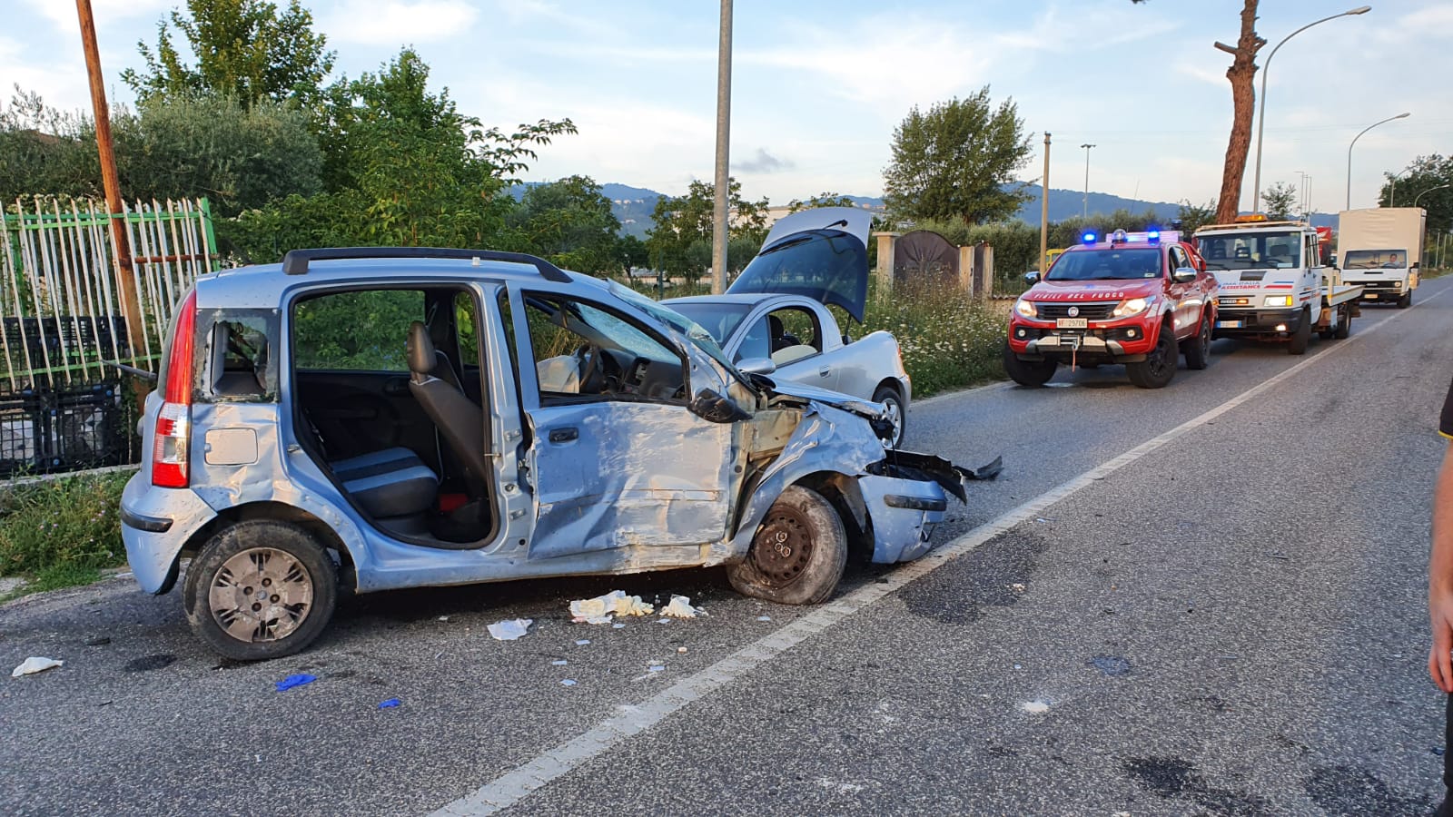 Calvi| Incidente sull’Appia:tre feriti