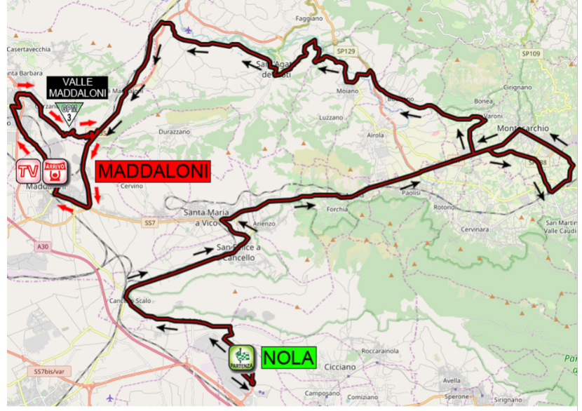 Giro d’Italia Rosa, a Settembre tappa in Valle Caudina