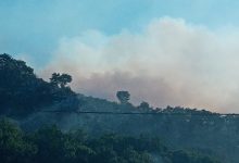 Guardia Sanframondi| Brucia la montagna, intervengono gli elicotteri dei Vigili del Fuoco