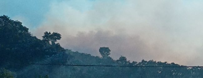 Guardia Sanframondi| Brucia la montagna, intervengono gli elicotteri dei Vigili del Fuoco