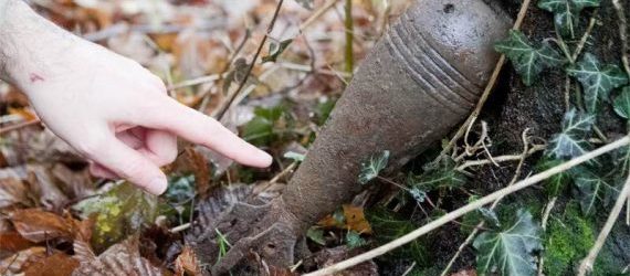 Avellino| Bomba della Seconda Guerra Mondiale trovata nello scavo per la costruzione del campus scolastico in via Piave, area isolata in attesa della rimozione