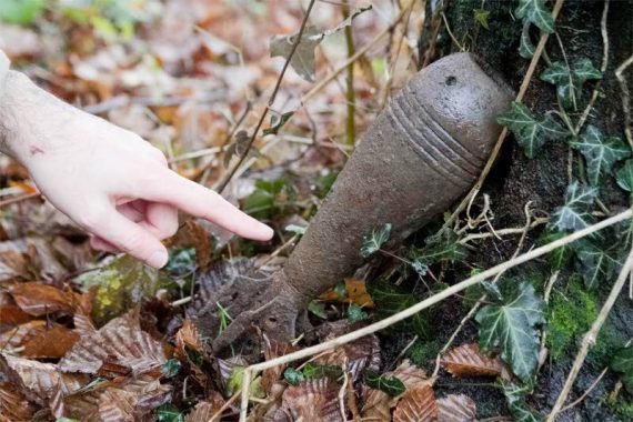 Avellino| Bomba della Seconda Guerra Mondiale trovata nello scavo per la costruzione del campus scolastico in via Piave, area isolata in attesa della rimozione