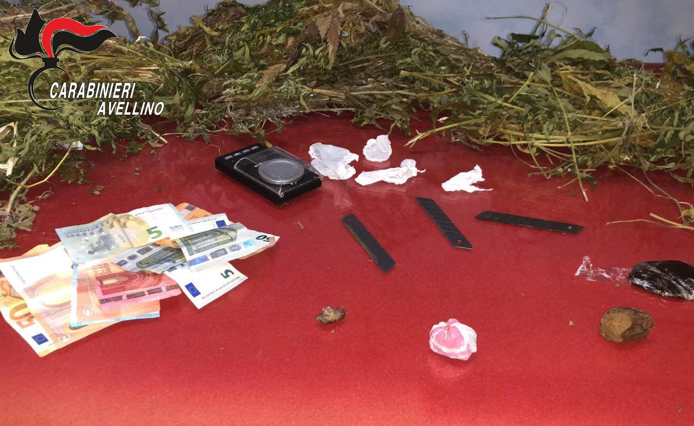 Solofra| Lotta alla droga, 2 fratelli trovati in possesso di hashish e marijuana