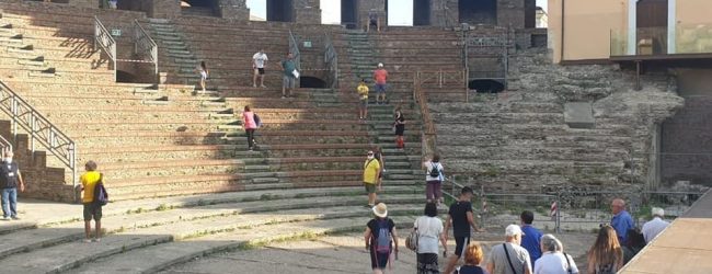 Benevento| Teatro Romano: tanti visitatori nel mese di Agosto